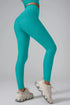 'Glynis' High Waist Sports Leggings - Celes Fashion